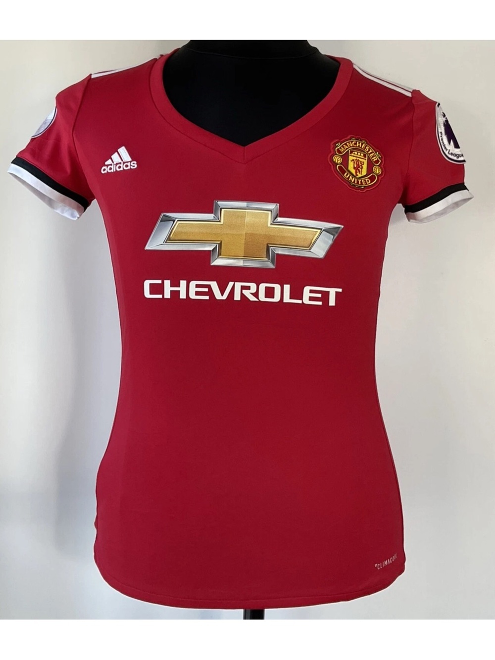 Adidas Manchester United 2017 Paul Pogba Home Red Jersey Youth Size Medium